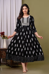 Mystic Black Charm Kurti