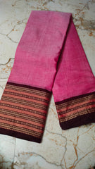 Narayanpet Saree with Exquisite Border