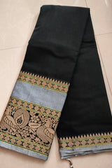 Majestic Peacock Border Narayanpet Saree