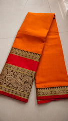 Majestic Peacock Border Narayanpet Saree