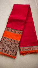 Majestic Peacock Border Narayanpet Saree